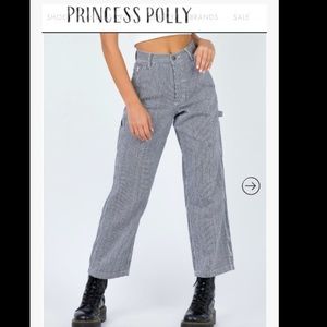 Princess Polly Striped Carpenter Pant
